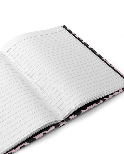 Pink Leopard Print Hardcover Journal