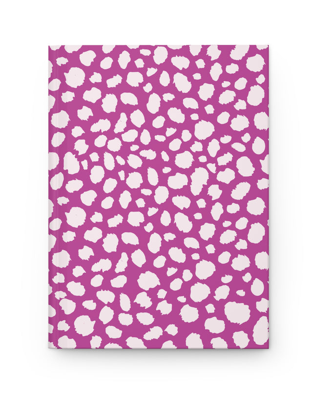 Pink Leopard Print Hardcover Journal