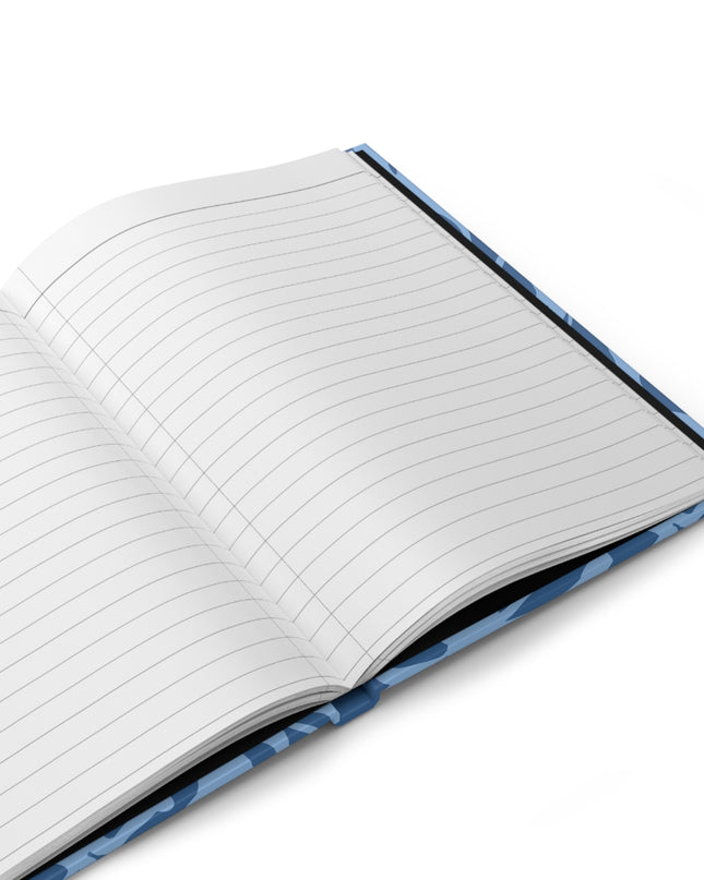 Blue Botanical Hardcover Journal