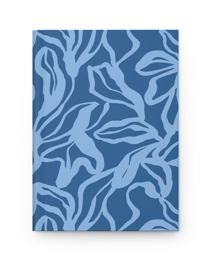 Blue Botanical Hardcover Journal