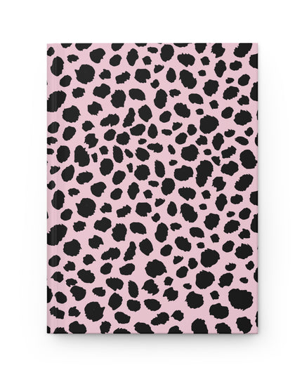 Pink Leopard Print Hardcover Journal