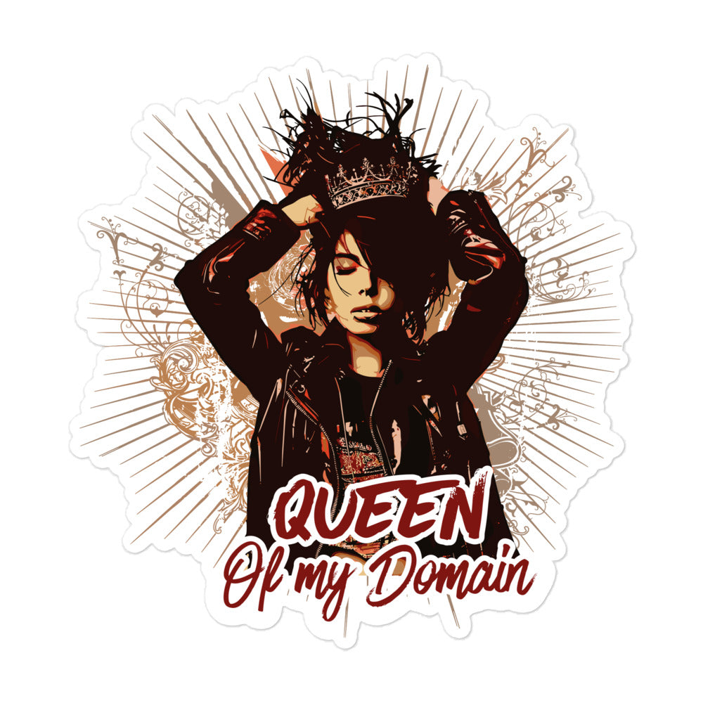 Queen of My Domain Stickers