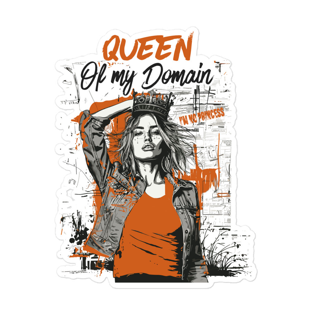 Queen of My Domain Stickers